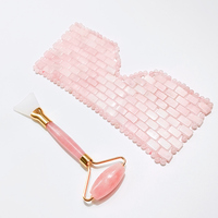 Masque oculaire thermique en quartz rose de qualité supérieure pour la santé et la thérapie, à faire soi-même