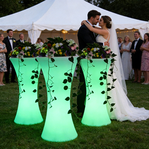 Grand <span class=keywords><strong>pot</strong></span> de fleurs <span class=keywords><strong>lumineux</strong></span> d'extérieur étanche RGB avec télécommande sans fil, idéal pour les événements internationaux, les hôtels, etc. - Product Image 5