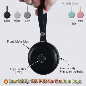 Altavoces de malla metálica, bonitos, ligeros, portátiles y duraderos, ideales para interiores, exteriores, senderismo, oficina, hogar, regalo - Product Image 2