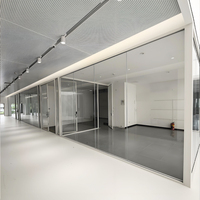 High Quality Modern Design Smart Glass Partition Aluminum Frame 8mm Thick for Office Outdoor Bedroom Doors/Walls Remote Control