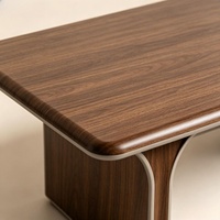 Bureau de direction moderne en bois de haute qualité, durable et écologique, avec rangement modulaire, mobilier de bureau mural pour villa et salon