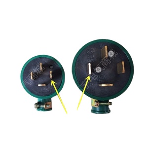 Enchufe/Conector Industrial HuaFon SF3 16A/25A/32A, Resistente a Caídas, de Goma, 4 Polos, Clavija Plana, Trifásico, 4 Cables, 440V Y06 - Product Image 5