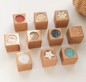 Wooden Educational Toys Montessori Sensory <strong>Blocks</strong> for Toddlers L13A015 - Product Image 3