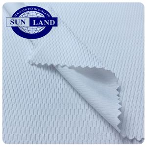 100% polyester Birdeye maille tissu antibactérien DRY FIT CLEANCOOL Silver Ion pour vêtements de sport vêtements de football et <span class=keywords><strong>sous</strong></span>-vêtements - Product Image 1