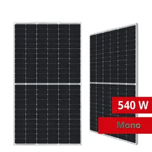 LONGI SOLAR PANELS550ワット完全な太陽光発電システムの提供黒いバックシート