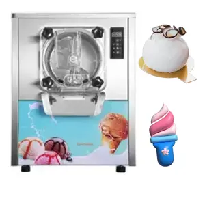 Gelato Nhà Sản Xuất Tự Động Bán Nóng Đầy Đủ 2000W 6L Xe Tăng Lớn Đầu Ra Di Động Đơn Giản Hoạt Động Dọc Cứng Máy Kem