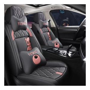 <span class=keywords><strong>Coprisedili</strong></span> Anteriori in Pelle PU Carino per Auto a 5 Posti per Es350 Dodge Fur Hiace Venza C200 Beetle BMW Mini Smart Vios Lulu AnK3 - Product Image 4