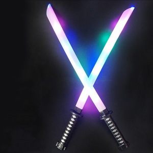 Lightsaber Samurai thanh kiếm đa màu <span class=keywords><strong>Flash</strong></span> thanh kiếm cậu bé cô gái Đồ chơi bán buôn LED nhấp nháy ánh sáng lên thanh kiếm cho bên cosplay - Product Image 3