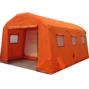 1000D stoff Wasserdicht Aufblasbare Mobile Rettungs Zelt für notfall einstrahlung