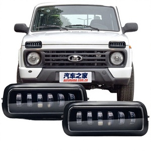 Luces LED DRL Blancas Naturales para GX Lada <span class=keywords><strong>Niva</strong></span> 4X4 1995, con Función de Señal de Giro, Accesorios de Estilo y Tuning para Autos, Cubiertas Protectoras - Product Image 2