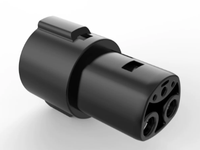 Adaptateur de charge SAE J1772 vers NACS, connecteur de chargeur AC de niveau 1/2 pour véhicules électriques NACS