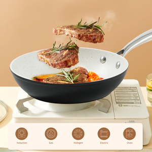 Non-Stick Granite Coating Frying <b>Pan</b> 5-Layer Cookware with Stainless Steel Handle Induction Compatible & Dishwasher Safe - Product Image 2