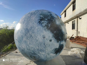 Globos inflables gigantes para decoración de fiestas temáticas espaciales, globos inflables de planetas/Luna de tierra inflable, modelo Led colgante de nueve planetas - Product Image 4