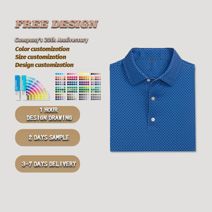 OEM todo impresión sublimación 4 vías estiramiento comodidad 80% nylon 20% spandex personalizado boxy polos ropa de golf para hombres - Product Image 6