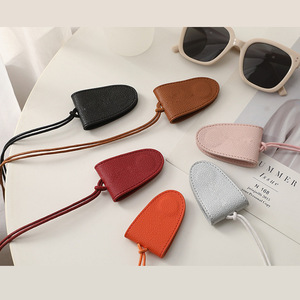 Neckband PU leather magnetic glasses <b>clip</b>, summer travel sunglasses <b>clip</b>, strong magnetic hat <b>clip</b>, travel wallet. - Product Image 2