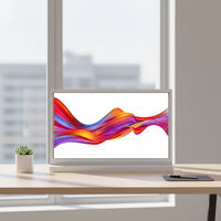 Écran OLED transparent 55'' 4K Ultra HD, panneau d'affichage OLED transparent pour vitrine de magasin de détail, signalisation numérique personnalisée