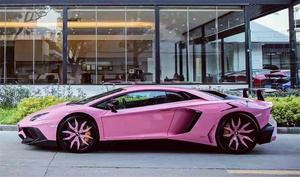 Utilisé pour la modification de la Lamborghini <span class=keywords><strong>Aventador</strong></span> LP700, style SVJ, kit carrosserie en fibre de carbone, quatre pièces, jupe latérale - Product Image 6