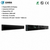Layar LCD BOE 35" DV35OFBM-N10 Ultra Wide Digital Signage Bar Stretch LCD Display dengan Android atau USB AD Board