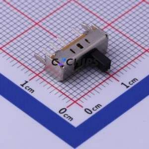 SS13D07L4B Slide Switch Through hole Component (THT) Switch Single Pole Three Throw Rectangle Pin Header PC Pin 12.7mm - Product Image 1