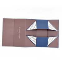 Boîte cadeau de rangement pour chaussettes de Noël pour hommes, design moderne et original, personnalisée, noire, rigide, magnétique, en forme de livre, pour chaussettes longues, en fourrure
