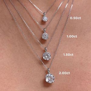 Joyería de Diamantes Cultivados en Laboratorio al por Mayor para Mujer, Colgantes y Pendientes de Oro de 18K con Corte Brillante Redondo - Product Image 3