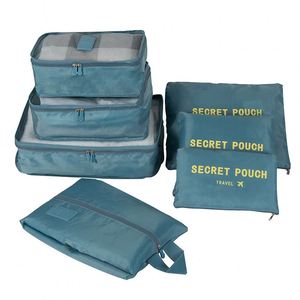 High Quality Wholesale Packing Cubes 7 Pcs Portable Waterproof Large Capacity Multipurpose Travel <b>Clothes</b> <b>Storage</b> Bags - Product Image 4