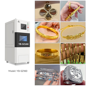 Hoogprecisie 5-assige platina goud zilver graveermachine automatische 3D juweliersmachine CNC juweliersgereedschap apparatuur ringen Yubang - Product Image 1