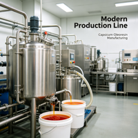 Additif alimentaire : Oléorésine de capsicum à double usage (colorant et assaisonnement) pour la production de condiments et de snacks