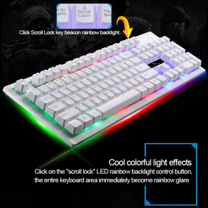 Set de Teclado y Ratón para Juegos con Cable, Diseño Flotante, USB, LED, Iluminado, Venta al Por Mayor - Product Image 3