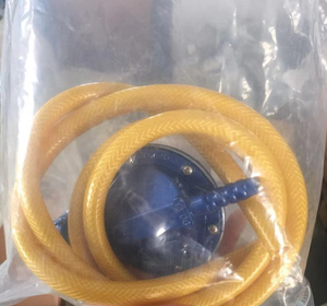 Régulateur de pression manuel basse pression pour <span class=keywords><strong>gaz</strong></span> <span class=keywords><strong>butane</strong></span>/propane <span class=keywords><strong>avec</strong></span> kit de collier de serrage, en alliage d'aluminium, réducteur de pression basse température, port 3/8 pouces - Product Image 2