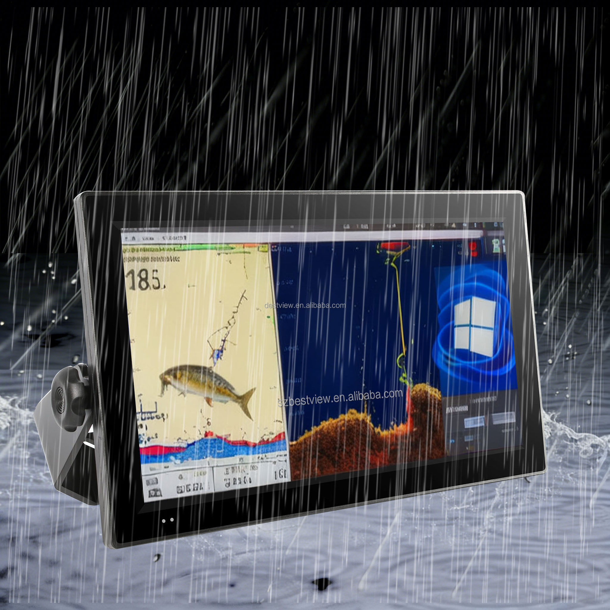 Marine 1500 Nits Ip67 Outdoor Lcd Screen Display Industrial Waterproof ...
