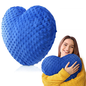 Almohada Sensorial con Peso en Forma de Corazón de Alta Calidad, Almohada de Cuentas de Vidrio para Abrazar y Calmar, Regalos para Mujeres y Esposas, Alivio de la Ansiedad y el Estrés - Product Image 1