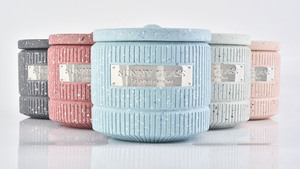 Pot de bougie en béton décoratif pour la maison de 10oz avec <span class=keywords><strong>couvercle</strong></span> en béton en gros - Product Image 6