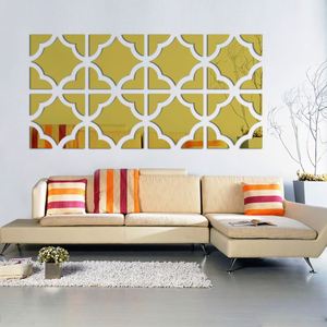 Hot New Big 3D <b>Wall</b> Stickers Decor Modern Acrylic Home Large <b>Mirror</b> <b>Wall</b> Sticker Still Life Surface Diy Real - Product Image 2