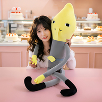 Boneka Lemon Man Grosir, Boneka Lemon Manusia Berkaki Panjang yang Dapat Dibengkokkan, Karakter Kartun Unik Kreatif, Dekorasi Rumah