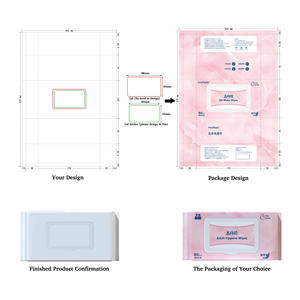 Vente en gros de 72 pièces lingettes humides pour bébé en <span class=keywords><strong>bambou</strong></span> biodégradables sac de lingettes pour bébé lingettes humides biologiques pour enfants nettoyage quotidien - Product Image 4