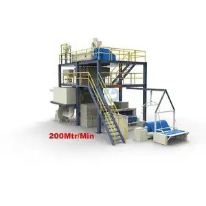 HG 2400 S SMS SS mesin pembuat kain jalur produksi geodles untuk tas belanja Mesin Industri.