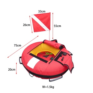 Bouée de sauvetage gonflable personnalisée OEM, étanche, portable, légère, en PVC, pour la plongée, la sécurité en mer et le sauvetage aquatique. - Product Image 4