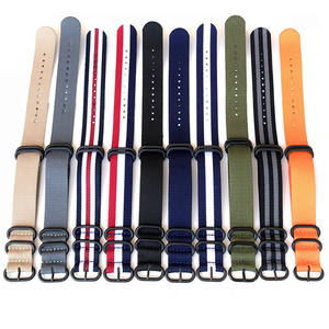 สายนาฬิกาทำจากไนลอนถัก<span class=keywords><strong>18</strong></span>/20/22/24มม. สายนาฬิกาผ้าใบ - Product Image 2