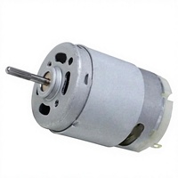 Motor Generator DC Magnet Permanen RS 390 RS-395 12V 3W dengan Sikat untuk Sepeda Listrik, Kipas Perahu, Rumah Pintar & Peralatan Rumah Tangga