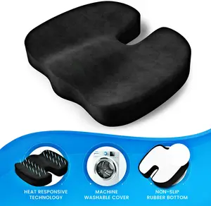 Супер мягкие Эрго дизайн боли офисное кресло копчик ортопедические подушки пены памяти подушки сиденья для облегчения боли в спине