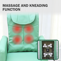 Mobilier de luxe pour salon de manucure et pédicure Massage électrique des pieds fauteuil de manucure et pédicure avec pompe de vidange inclinable