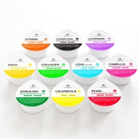 JMFREE DIY SPA Masque en poudre de gelée douce au collagène végétalien blanchissant, masque facial modelant en caoutchouc naturel pour tous types de peau