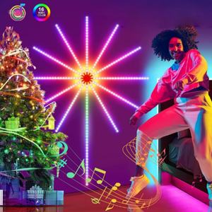 Luces Solares LED de Fuegos Artificiales, Luces de Hadas RGB con Control Remoto, Decoración para Exteriores, Caminos, Patios, Jardines, Navidad - Product Image 1