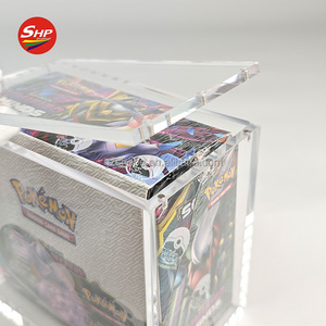 SHP Boîte de Booster Pokémon en Acrylique Personnalisée 1ère Édition 1999 Scellée Anglais Cartes à Collectionner JCC Étui - Product Image 3
