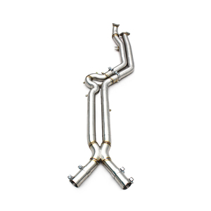 ท่อไอเสียสแตนเลส Boska Racing แบบ Custom Equal Length Mid Pipe X Pipes สำหรับ BMW M2/M3 G80/G82/G87 S55 3.0T ปี 2023-2026 พร้อม OPF - Product Image 1