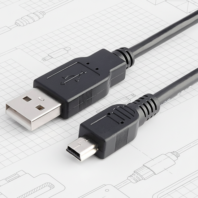 Precision Liangxun LX-123 DB9 Male Serial Cable Tin-Plated Copper 2A 12V IP20 Nylon Fabric for Industrial Control Medical PCB