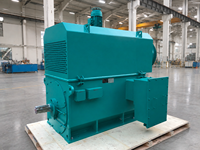 Moteur asynchrone à cage d'écureuil IE3 IE4 à large plage de vitesse, refroidi par air, à châssis rigide, pour machine à bobiner