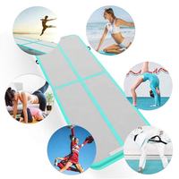 Piste d'air gonflable en gros 3-10m conception Fitness piste de dégringolade Trampoline sol PVC Airtrack bloc tapis gymnastique tapis de culbutage
