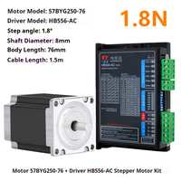 Controlador de Motor Paso a Paso Digital de 2 Fases HONGBAODA HB556AC DC24-75V/AC24-50V Microstep 2-128 Corriente Ajustable 420W IP20 Multi